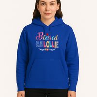Blessed To Be Called Lollie Colorful Art Hoodie