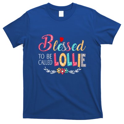 Blessed To Be Called Lollie Colorful Art T-Shirt