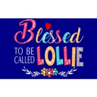 Blessed To Be Called Lollie Colorful Art Bumper Sticker