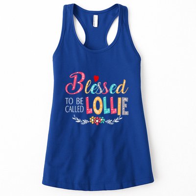 Blessed To Be Called Lollie Colorful Art Womens Tank Top