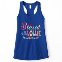 Blessed To Be Called Lollie Colorful Art Womens Tank Top