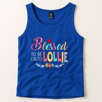 Blessed To Be Called Lollie Colorful Art Tank Top