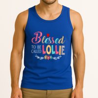 Blessed To Be Called Lollie Colorful Art Tank Top