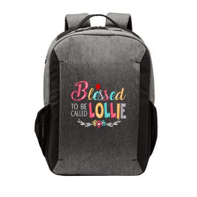 Blessed To Be Called Lollie Colorful Art Vector Backpack