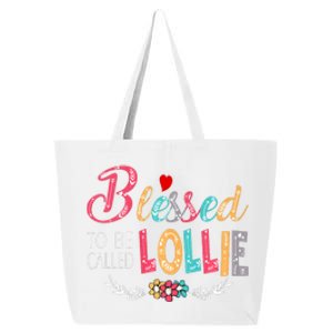 Blessed To Be Called Lollie Colorful Art 25L Jumbo Tote