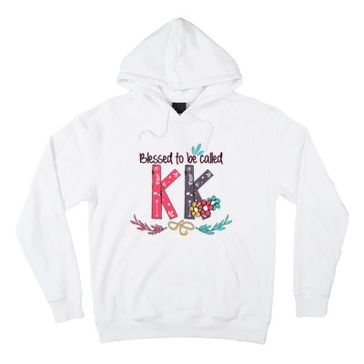 Blessed To Be Called Kk Colorful Grandma Hoodie