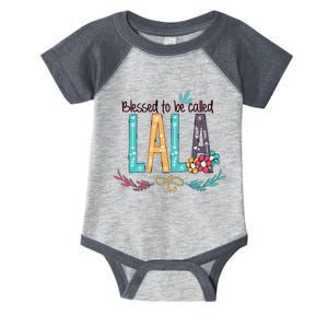 Blessed To Be Called Lala Colorful Grandma Infant Baby Jersey Bodysuit