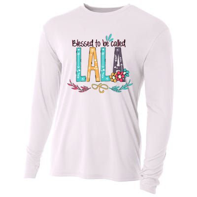 Blessed To Be Called Lala Colorful Grandma Cooling Performance Long Sleeve Crew