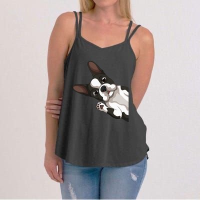 Boston Terrier Bostie Dog Women's Strappy Tank