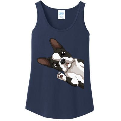 Boston Terrier Bostie Dog Ladies Essential Tank