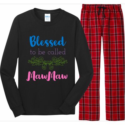 Blessed To Be Called Mawmaw MotherS Day Long Sleeve Pajama Set