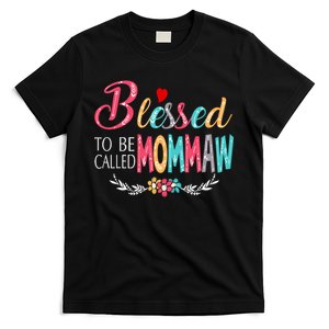 Blessed To Be Called Mommaw Colorful Art T-Shirt