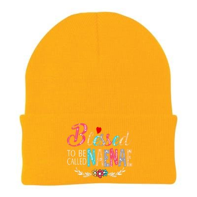 Blessed To Be Called Naenae Colorful Art Knit Cap Winter Beanie