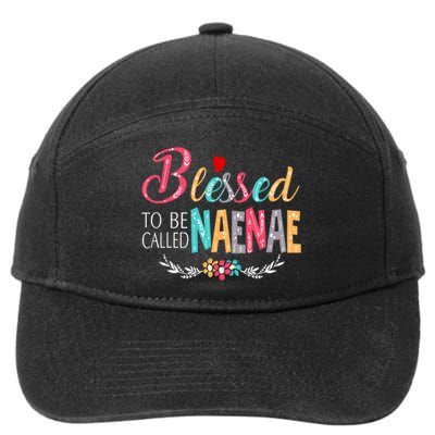 Blessed To Be Called Naenae Colorful Art 7-Panel Snapback Hat