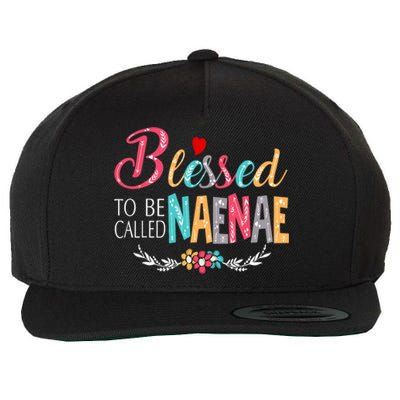 Blessed To Be Called Naenae Colorful Art Wool Snapback Cap