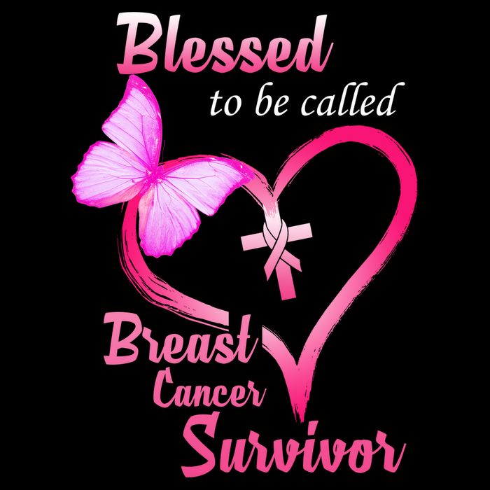 Blessed To Be Called Breast Cancer Survivor Butterfly Heart Cooling Performance Crew T-Shirt