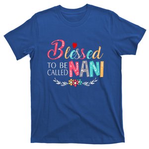 Blessed To Be Called Nani Colorful Art T-Shirt