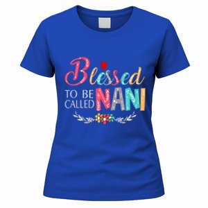 Blessed To Be Called Nani Colorful Art Women's T-Shirt