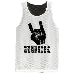 Born To Be Rock Star Hand Horns Mesh Reversible Basketball Jersey Tank