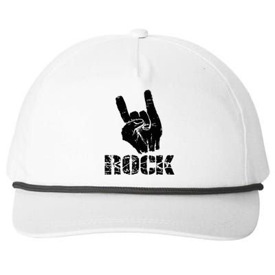 Born To Be Rock Star Hand Horns Snapback Five-Panel Rope Hat