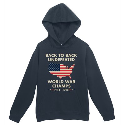 Back To Back Undefeated World War Champs Urban Pullover Hoodie