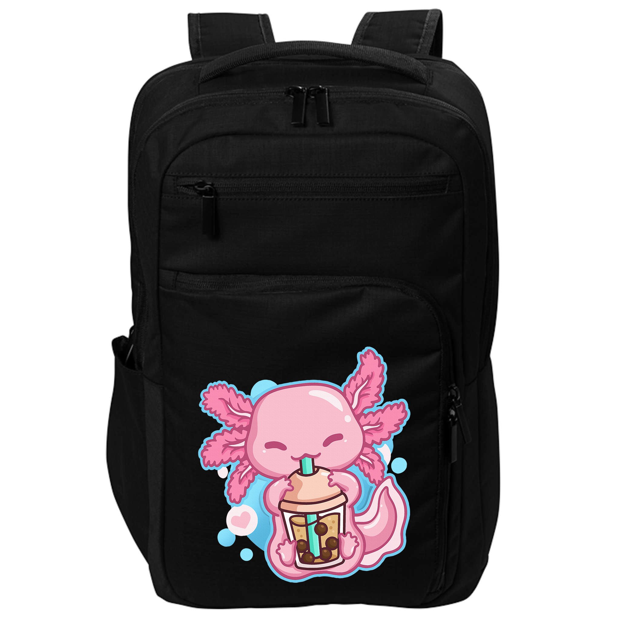 Boba Tea Bubble Tea Milk Tea Anime Axolotl  Impact Tech Backpack