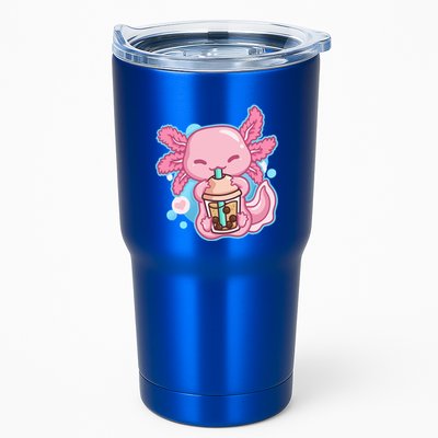 Boba Tea Bubble Tea Milk Tea Anime Axolotl  Tumbler