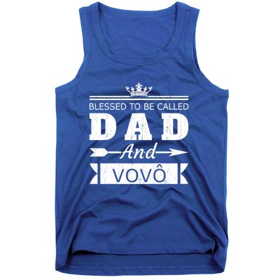 Blessed To Be Called Dad And Vovo Grandpa Cute Gift Tank Top