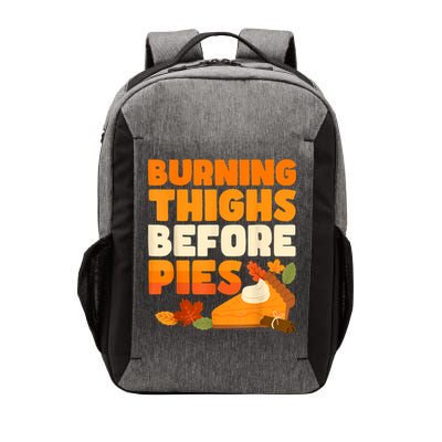 Burning Thighs Before Pies Thanksgiving Turkey Running Trot Vector Backpack