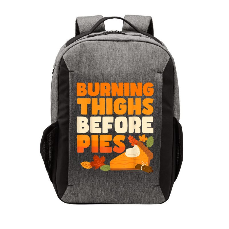 Burning Thighs Before Pies Thanksgiving Turkey Running Trot Vector Backpack