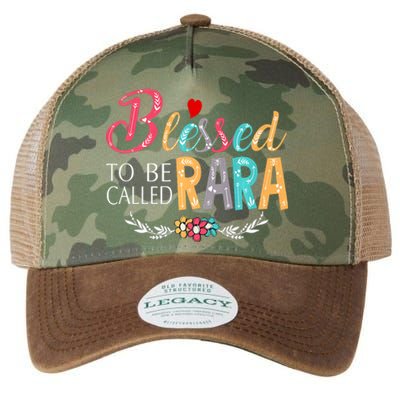 Blessed To Be Called Rara Colorful Art Legacy Tie Dye Trucker Hat