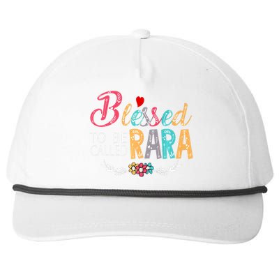 Blessed To Be Called Rara Colorful Art Snapback Five-Panel Rope Hat