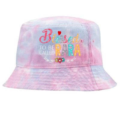 Blessed To Be Called Rara Colorful Art Tie-Dyed Bucket Hat