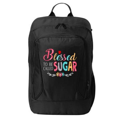 Blessed To Be Called Sugar Colorful Art City Backpack