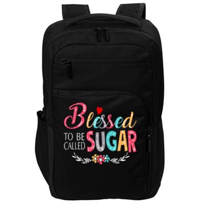 Blessed To Be Called Sugar Colorful Art Impact Tech Backpack