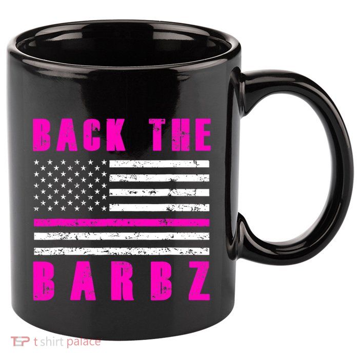 Back The Barbz Flag Love Barbs 4th Of July 11oz C Handle Ceramic Mug