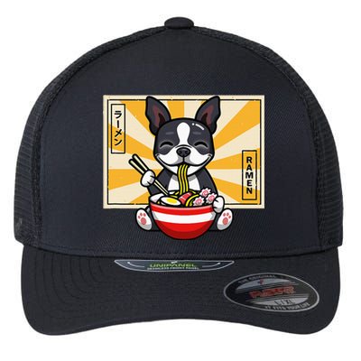 Boston Terrier Flexfit Unipanel Trucker Cap