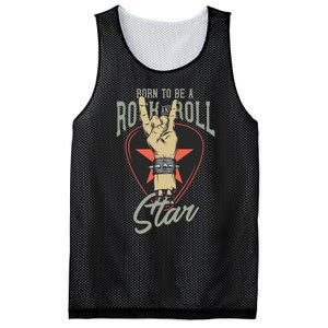 Born To Be Rock And Roll Stan Mesh Reversible Basketball Jersey Tank