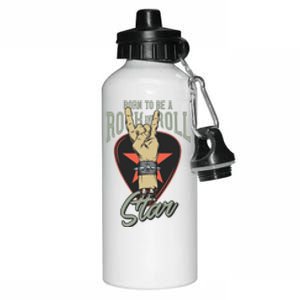 Born To Be Rock And Roll Stan Aluminum Water Bottle