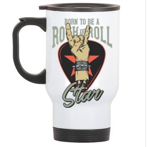 Born To Be Rock And Roll Stan Stainless Steel Travel Mug