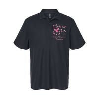 Blessed To Be Called Breast Cancer Survivor Pink Butterfly Softstyle Adult Sport Polo