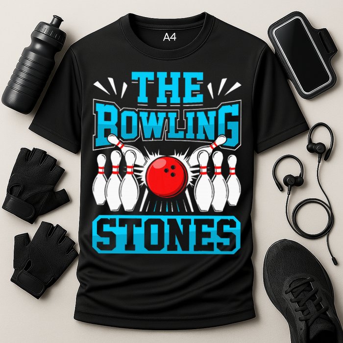 Bowling The Bowling Stones Cooling Performance Crew T-Shirt