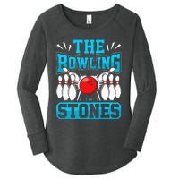 Bowling The Bowling Stones Women's Perfect Tri Tunic Long Sleeve Shirt