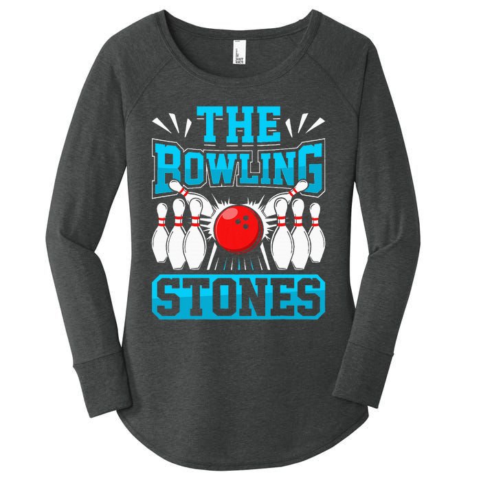 Bowling The Bowling Stones Women's Perfect Tri Tunic Long Sleeve Shirt