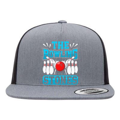 Bowling The Bowling Stones Flat Bill Trucker Hat