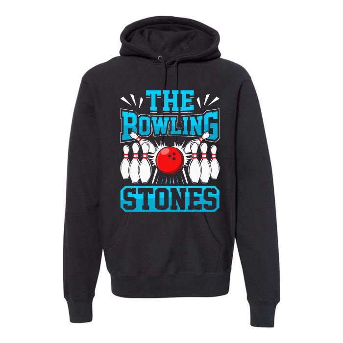 Bowling The Bowling Stones Premium Hoodie