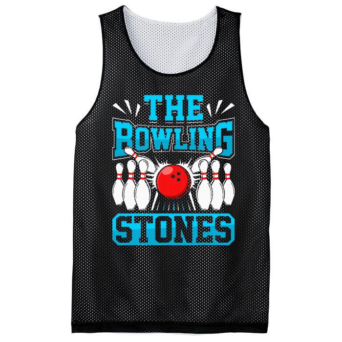 Bowling The Bowling Stones Mesh Reversible Basketball Jersey Tank