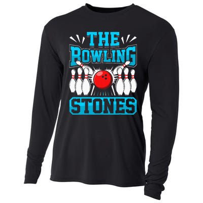 Bowling The Bowling Stones Cooling Performance Long Sleeve Crew