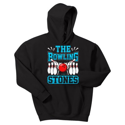 Bowling The Bowling Stones Kids Hoodie