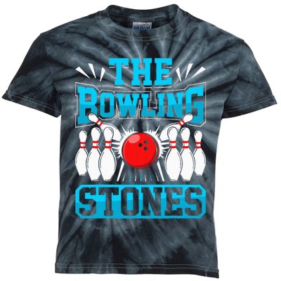 Bowling The Bowling Stones Kids Tie-Dye T-Shirt